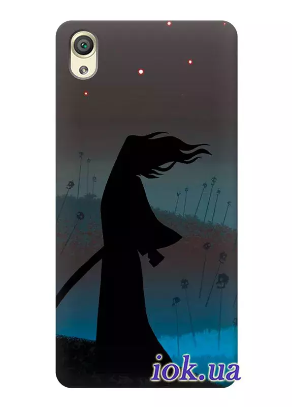 Sony Xperia X Perfomance чехол силиконовый - Samurai Jack Самурай Джек в тени битвы