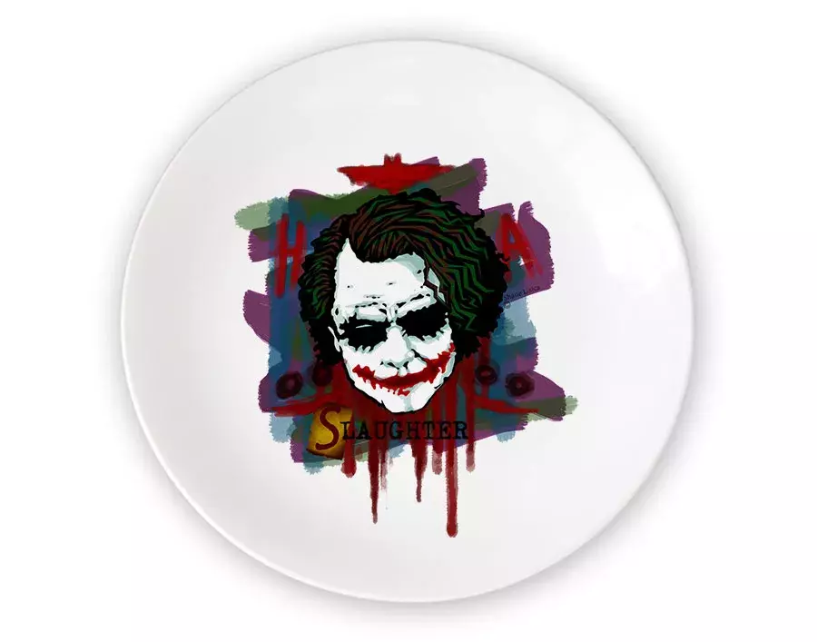 Тарелка с рисунком - Joker / Slaughter