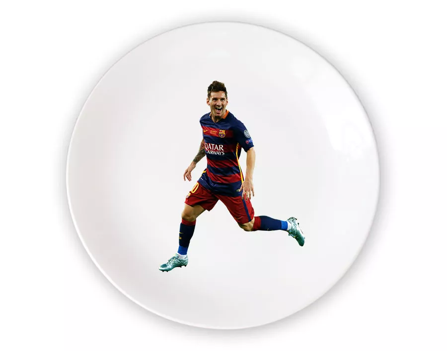 Тарелка с фото - Месси / Messi