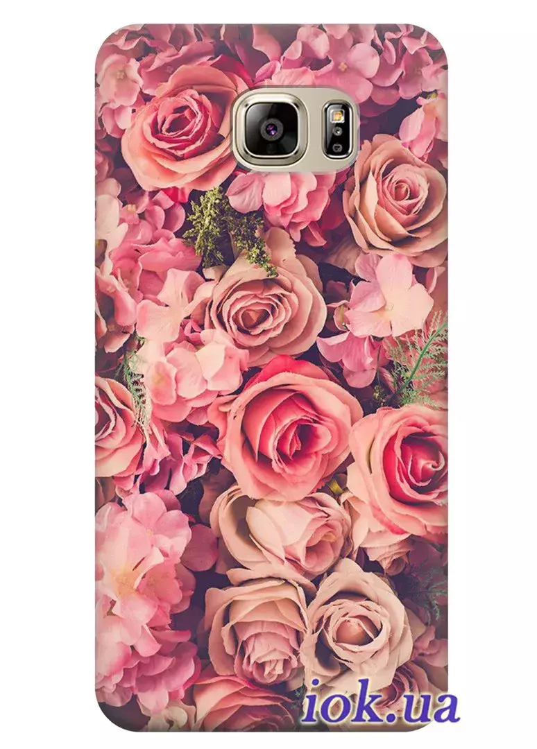 Чехол для Galaxy S7 Edge - Нежные розы