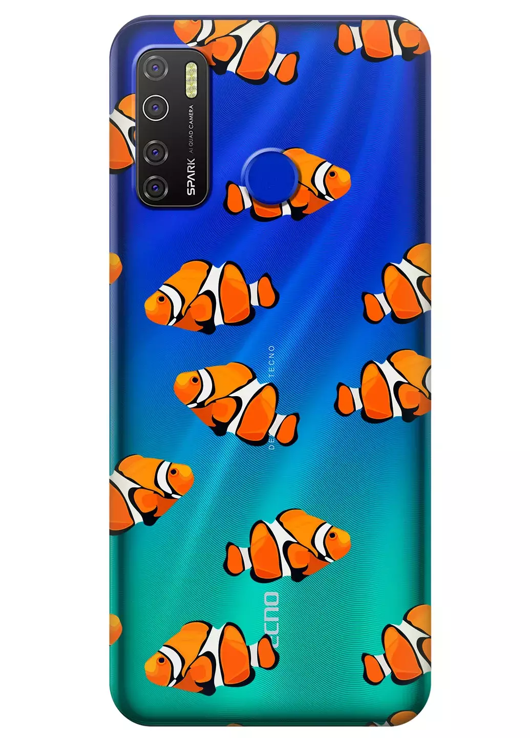 Чехол для Tecno Spark 5 Pro - Рыбки