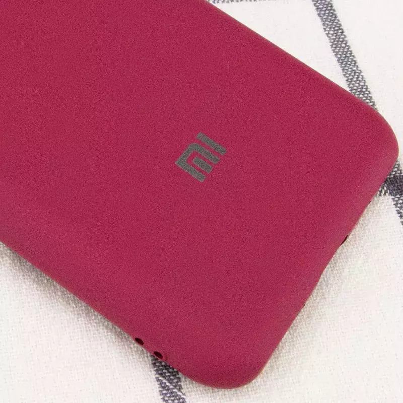 Чехол Silicone Cover My Color Full Camera (A) для Xiaomi Redmi 9C, Бордовый / Marsala