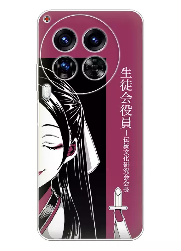 Tecno Camon 30 чехол аниме Маньяк азартных игр - Какэгуруи Kakegurui Compulsive Gambler Юмэко Джабами с помадой
