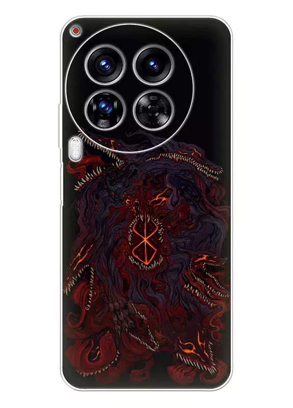 Tecno Camon 30 чехол - Берсерк Бэрусэруку Berserk Beruseruku монстры из бездны с Клеймом Жертвы