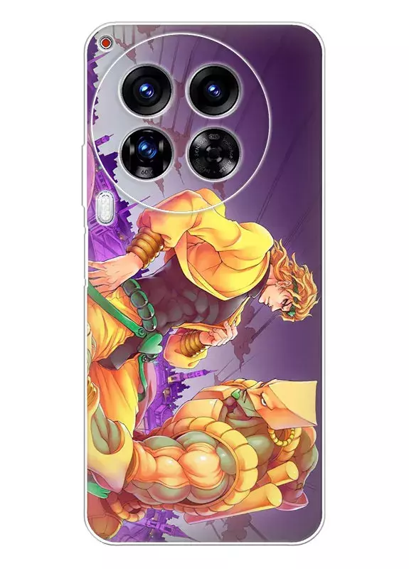 Чехол для Tecno Camon 30 - JoJo’s Bizarre Adventure Дио Брандо и стенд The World готовятся к атаке