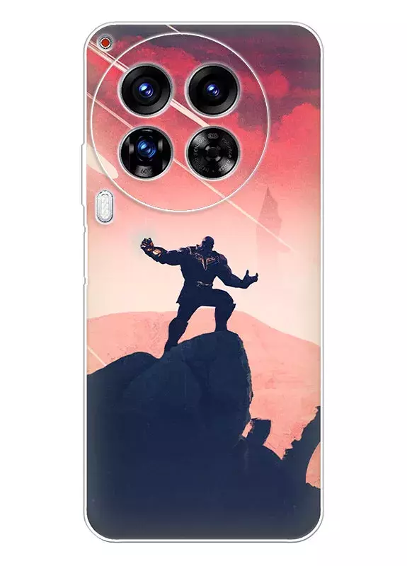 Чехол для Tecno Camon 30 - Танос Thanos вызывает мощь природы с помощью перчатки бесконечности