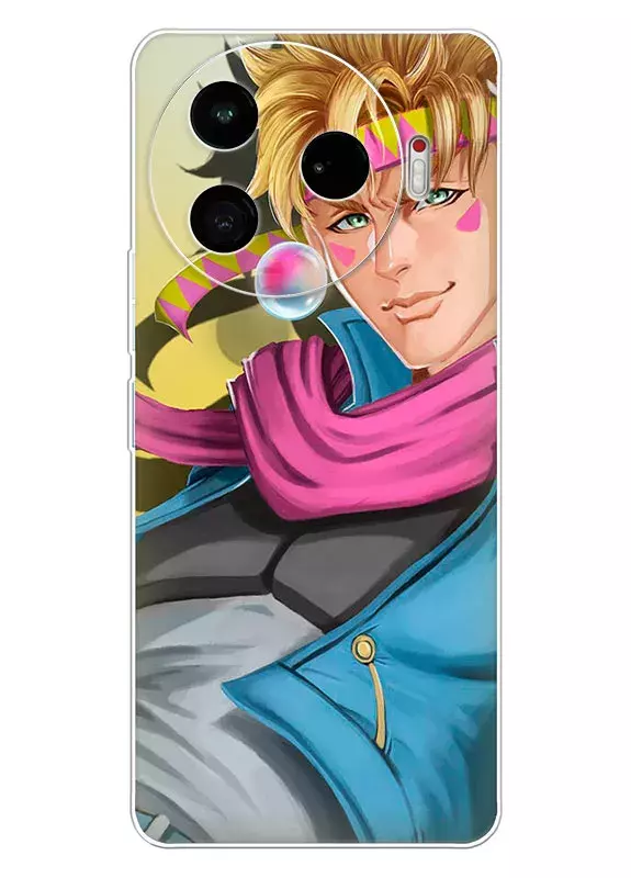 Чехол для Tecno Camon 30 Pro - Невероятные приключения ДжоДжо JoJo’s Bizarre Adventure обаятельный Дио Брандо