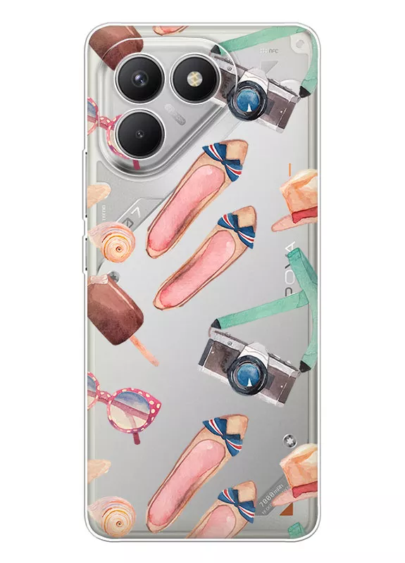 Чехол для Tecno Pova 7 Neo с принтом - Женские штучки