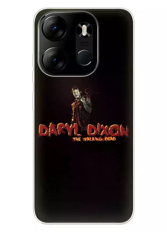 Чехол для Техно Поп 7 - Ходячие мертвецы, Daryl Dixon Logo Дерил Диксон Норман Ридус
