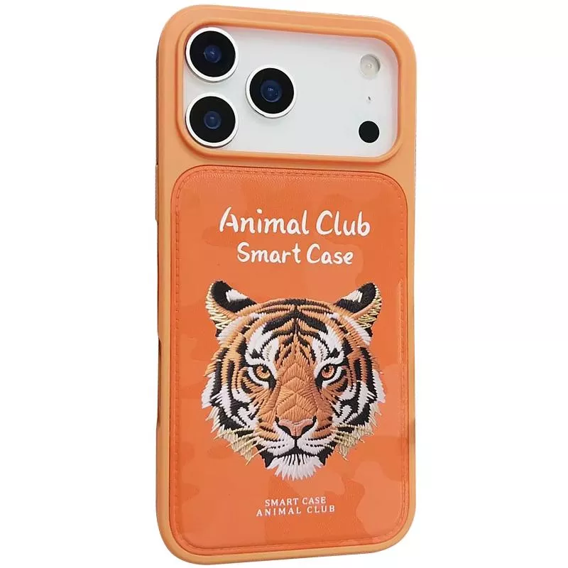 TPU+PC чехол Animal Club для Apple iPhone 17 Pro (6.3"), Hermes Orange