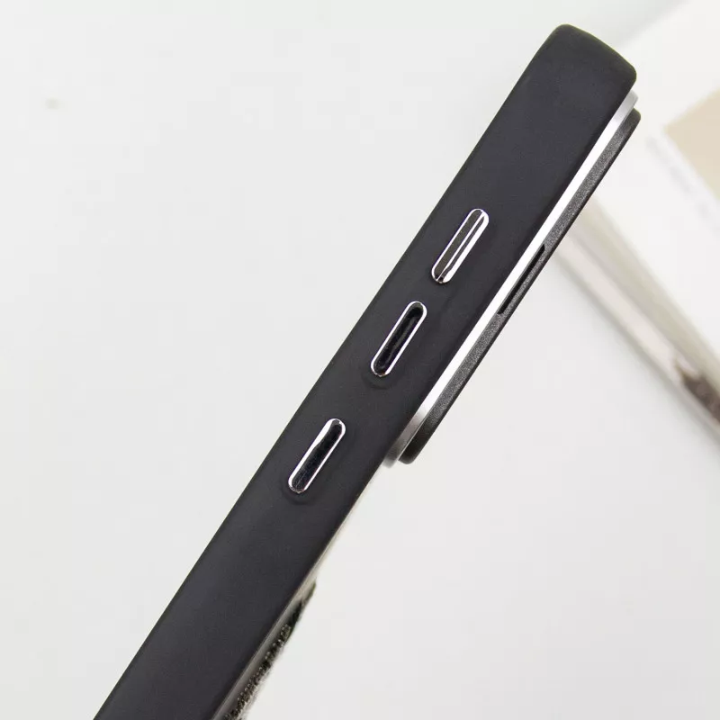 TPU+PC чехол Friends для Xiaomi Poco C65 || Xiaomi Redmi 13C, Black Cat