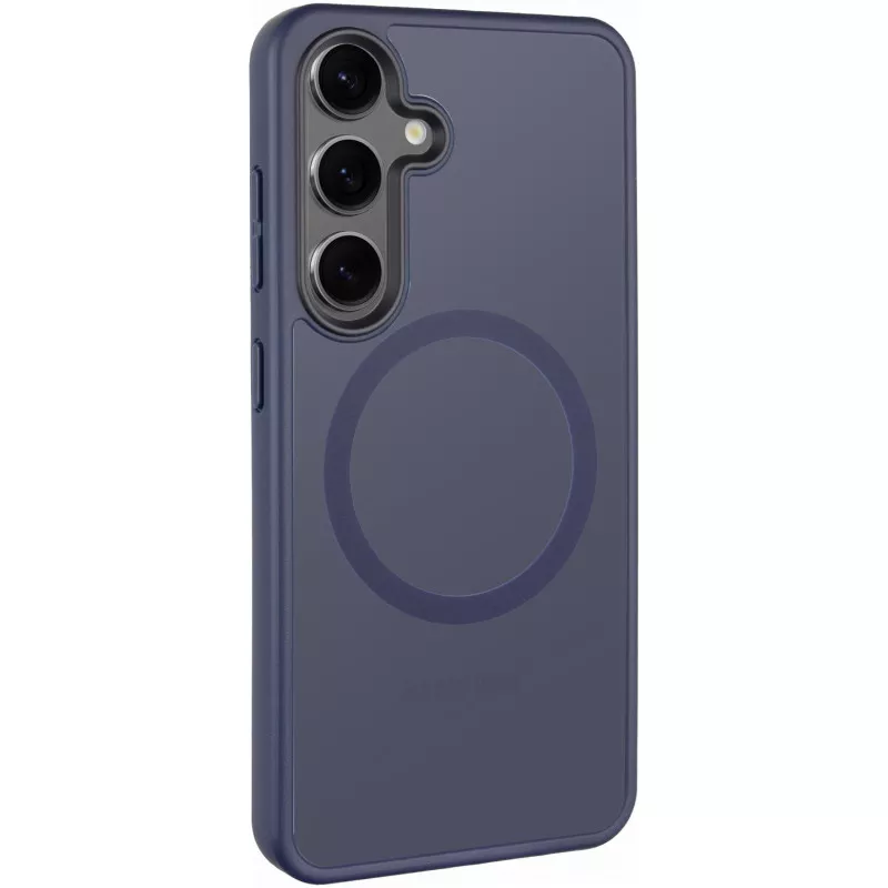 TPU+PC чехол Metal Buttons with MagSafe Colorful для Samsung Galaxy S25+