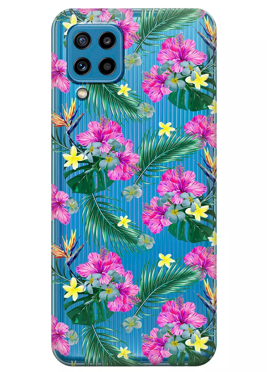 Чехол для Galaxy M32 - Тропические цветы