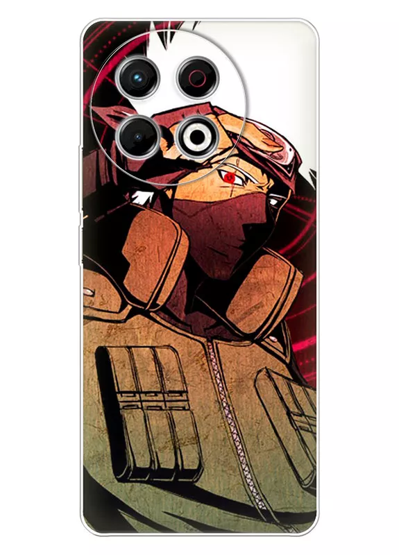 Tecno Spark 30 Pro чехол - Naruto and Boruto, взгляд Какаси Хатакэ крупным планом