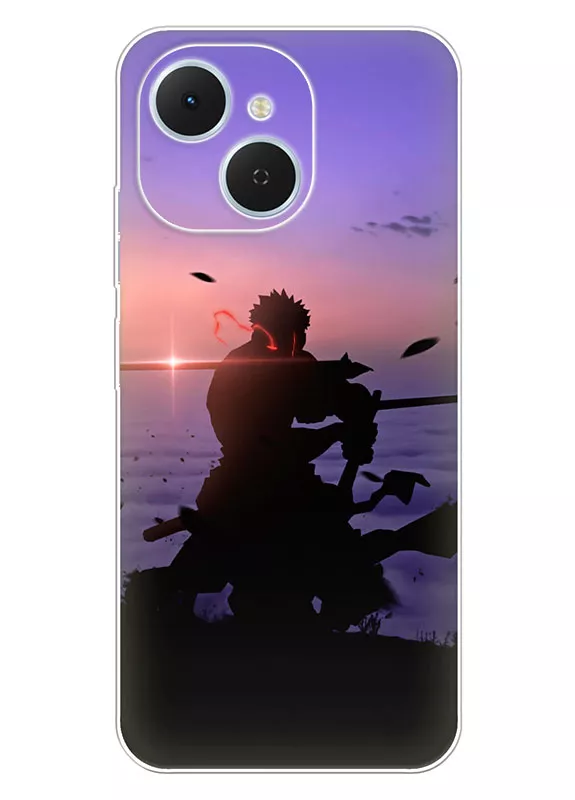 Tecno Spark 40C чехол - Ван-Пис One Piece Ророноа Зоро тренируется утром