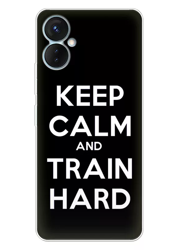Tecno Spark 9 Pro спортивный защитный чехол - Keep Calm and Train Hard