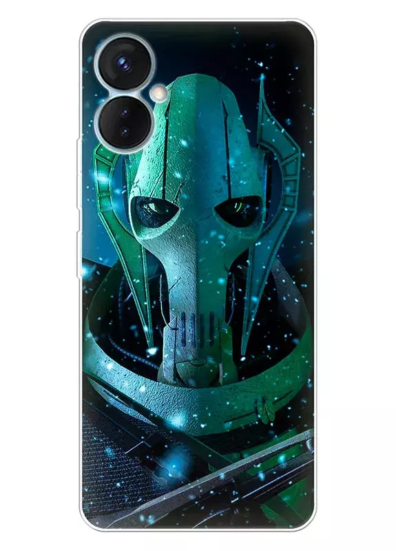 Техно Спарк 9Т чехол - Генерал Гривус General Grievous крупным планом