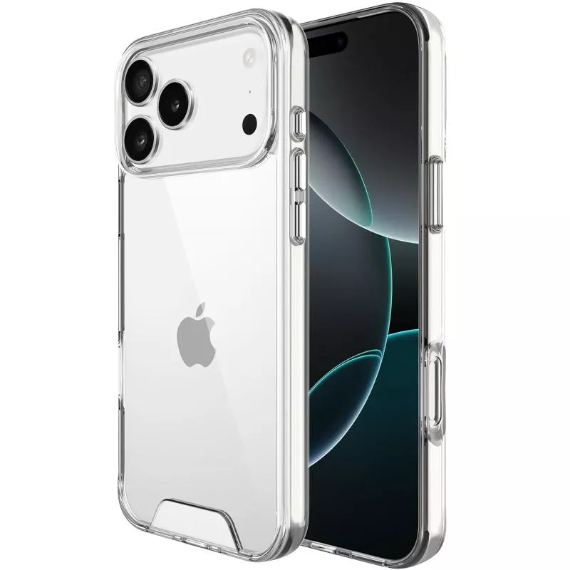 Уценка Чехол TPU Space Case transparent для Apple iPhone 17 Pro (6.3"), Мятая упаковка / Прозрачный