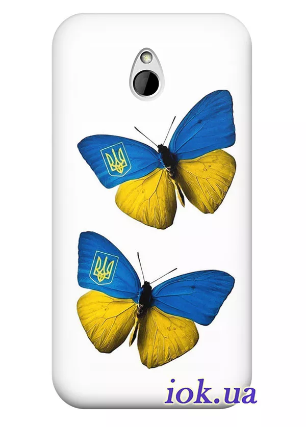 Чехол для HTC One Mini - Бабочки