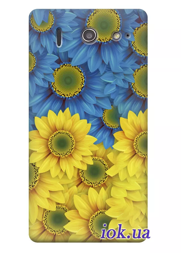 Чехол для Huawei G510 - Цветы Украины