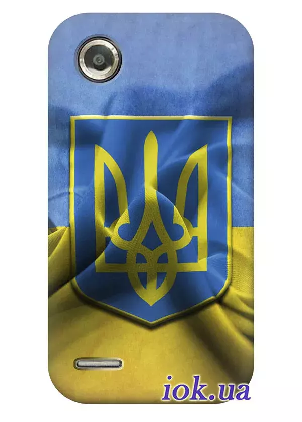 Чехол для Lenovo A298t - Флаг и Герб Украины