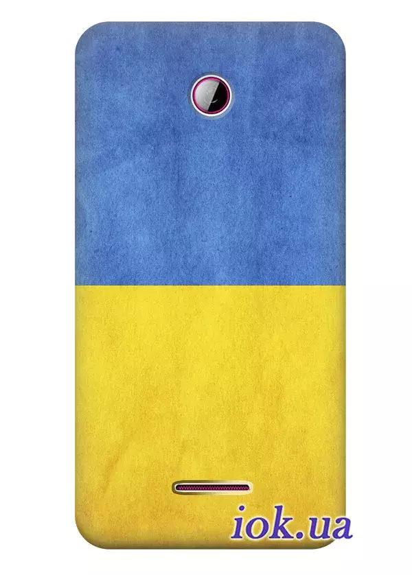 Чехол для Lenovo A356 - Украинский флаг