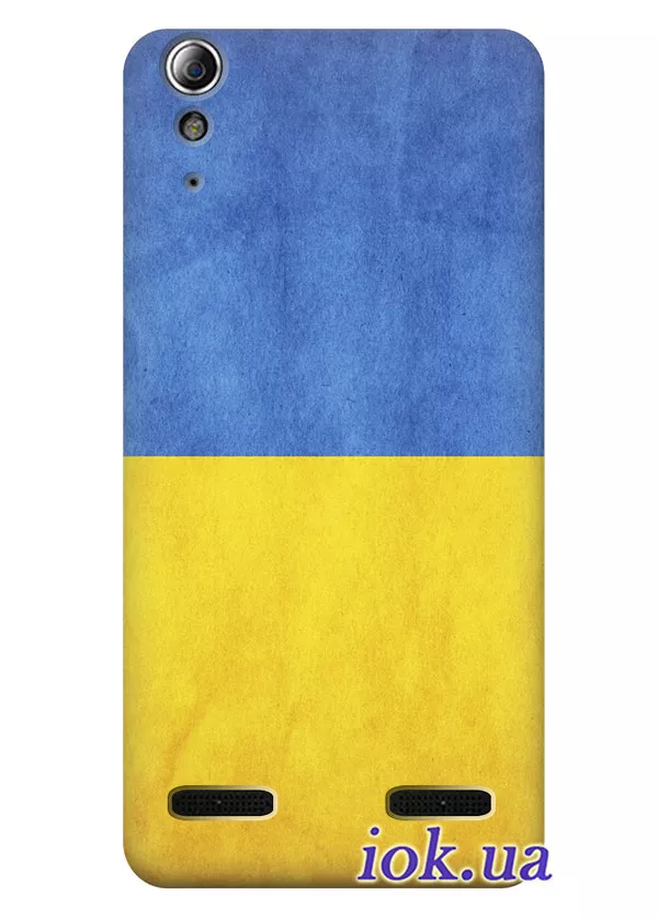 Чехол для Lenovo A6010 Plus - Украинский флаг