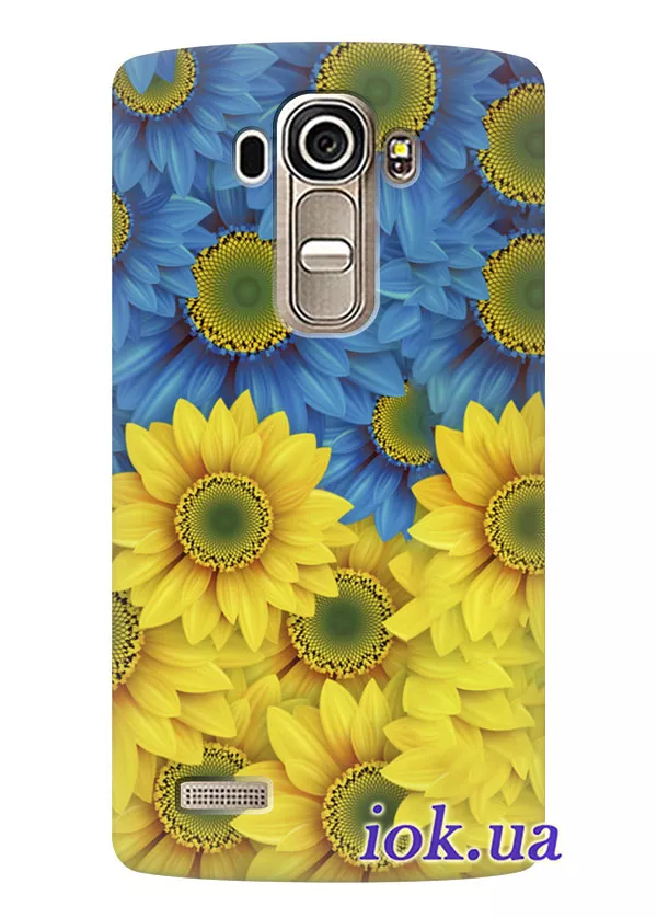 Чехол для LG G4 - Цветы Укрины