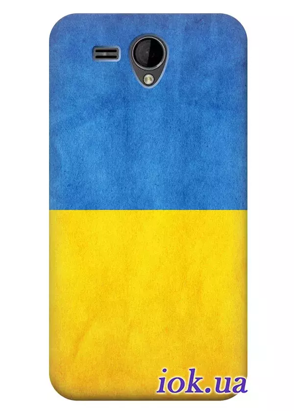 Чехол для Fly IQ4502 - Украинский флаг