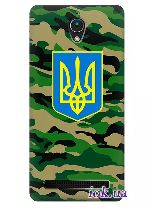 Чехол для Asus Zenfone Go - Военный Герб Украины