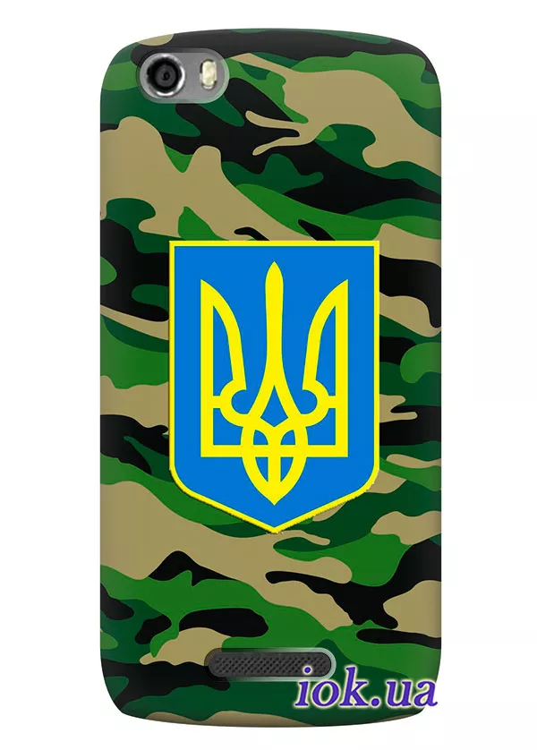 Чехол для Fly IQ4413 - Военный Герб Украины