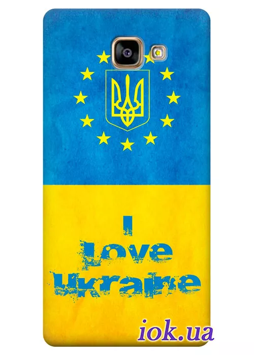 Чехол для Galaxy A3 (2016) - I Love Ukraine