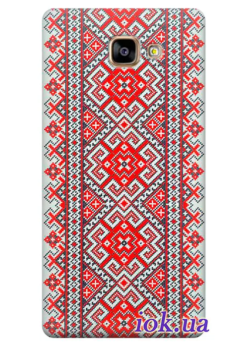 Чехол для Galaxy A3 (2016) - Украинская вышиванка
