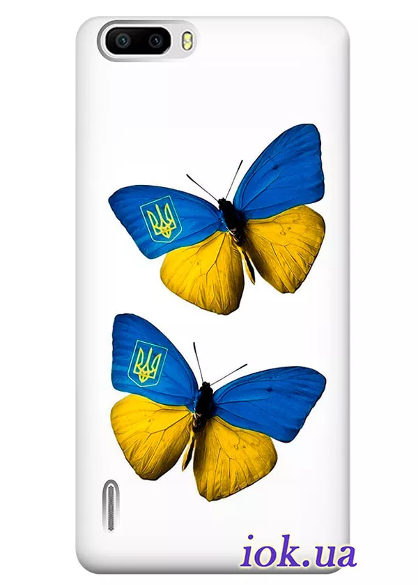 Чехол для Huawei Honor 6 Plus - Бабочки