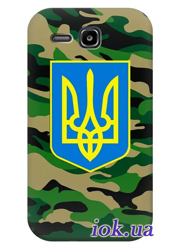 Чехол для Huawei Ascend Y600 - Военные Герб Украины