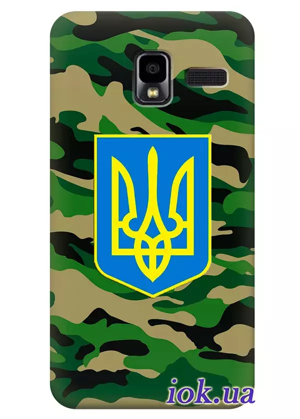 Чехол на Lenovo A850+ - Военный герб Украниы