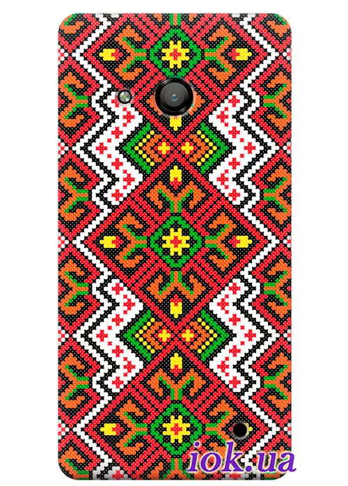 Чехол для Lumia 550 - Украинский орнамент