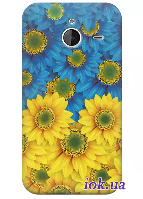 Чехол с цветочным флагом для Lumia 640 XL