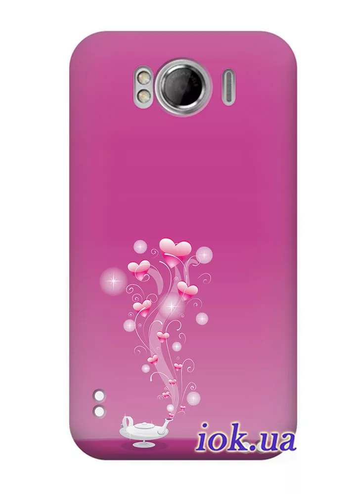 Чехол для HTC Sensation XL - Любовная лампа 