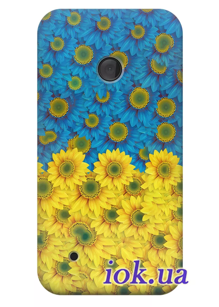 Чехол для Nokia Lumia 530 - Украинские хризантемы 