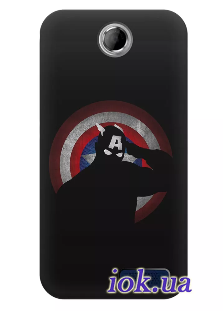 Чехол для Lenovo A526 - Captain America