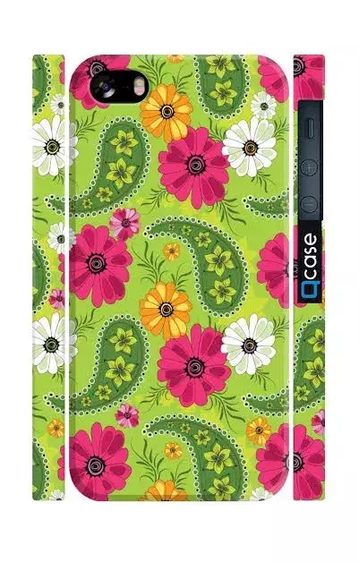 Чехол для iPhone 5, 5s с весенним мотивом, яркие цветы -  Vesna| Qcase