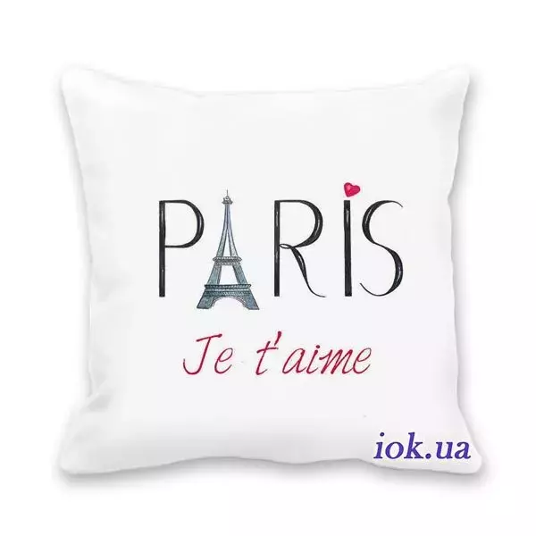 Подушка с картинкой - Paris