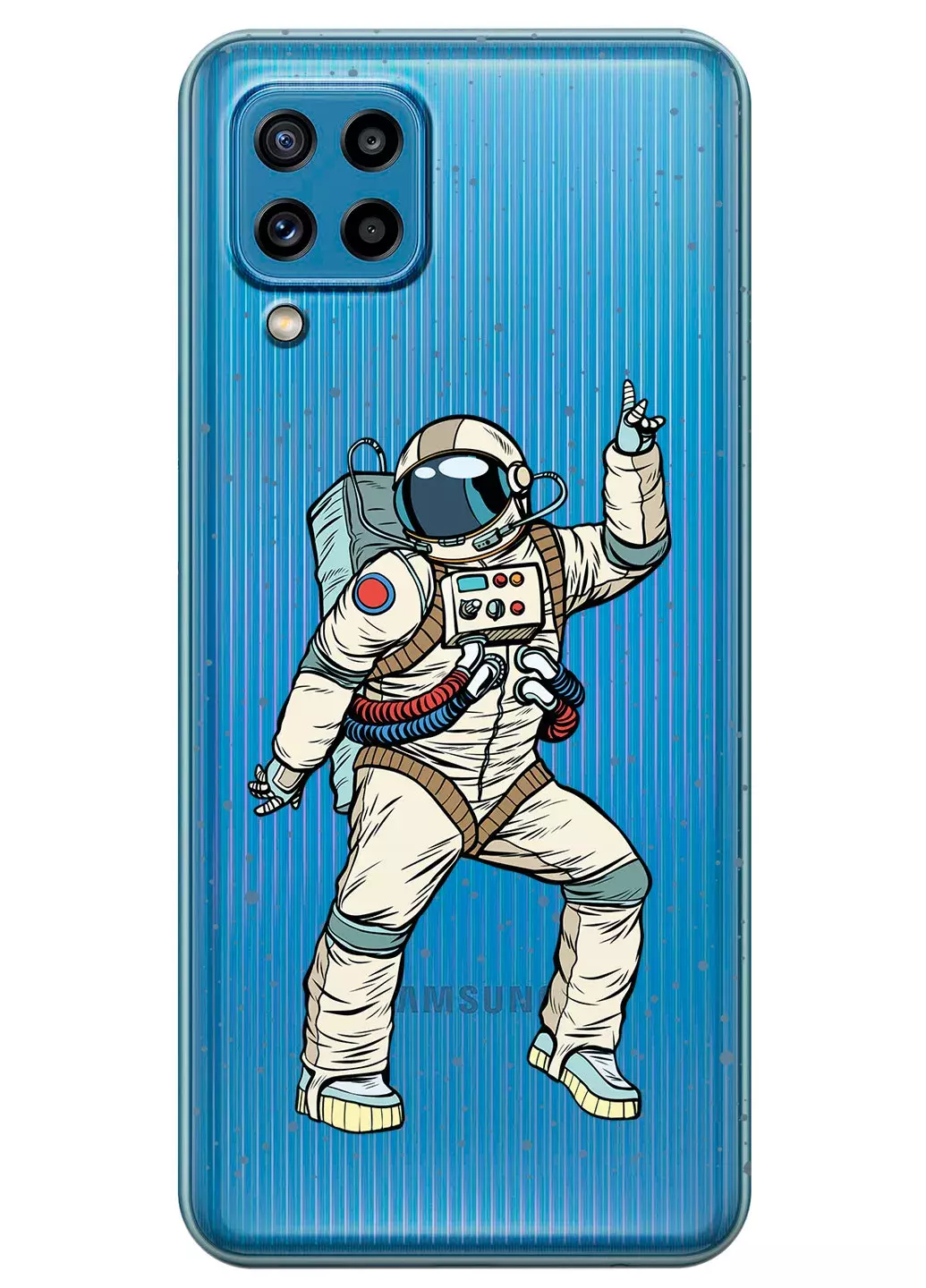 Чехол для Galaxy M32 - Веселый космонавт