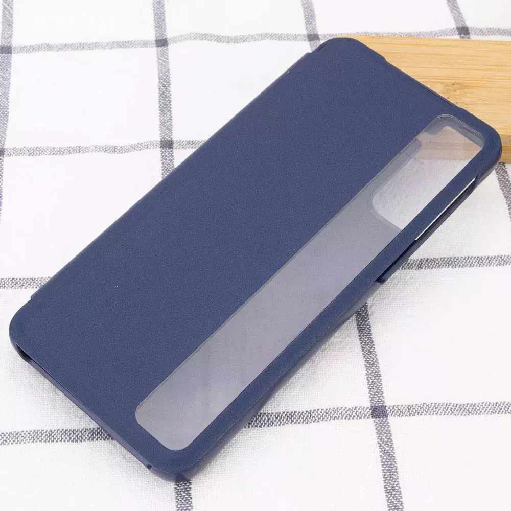 Чехол-книжка Smart View Cover для Samsung Galaxy S21, Синий / Светлое окошко