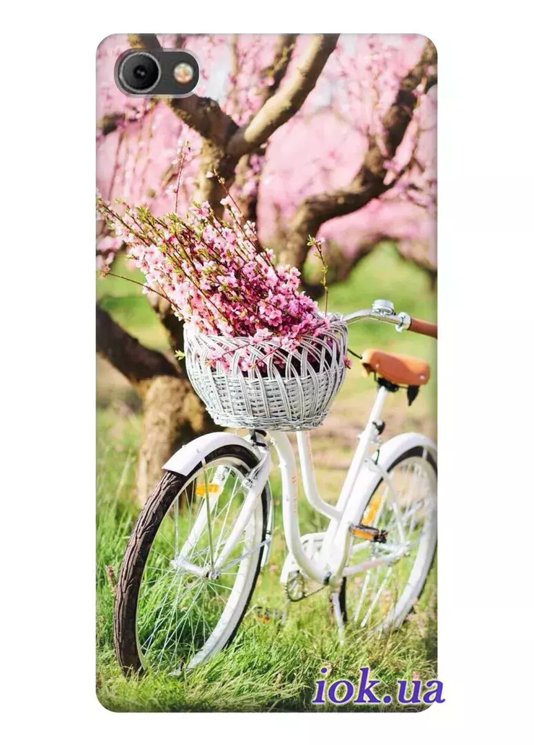 Чехол для Meizu U10 - Весенний велосипед