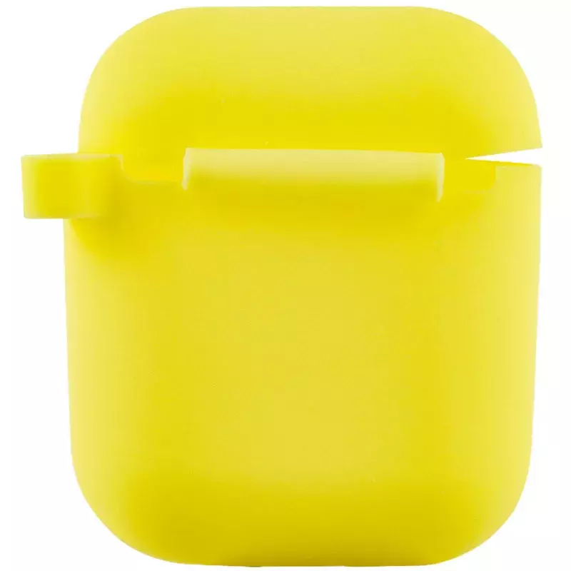 Силиконовый футляр для наушников AirPods 1/2, Желтый / Bright Yellow