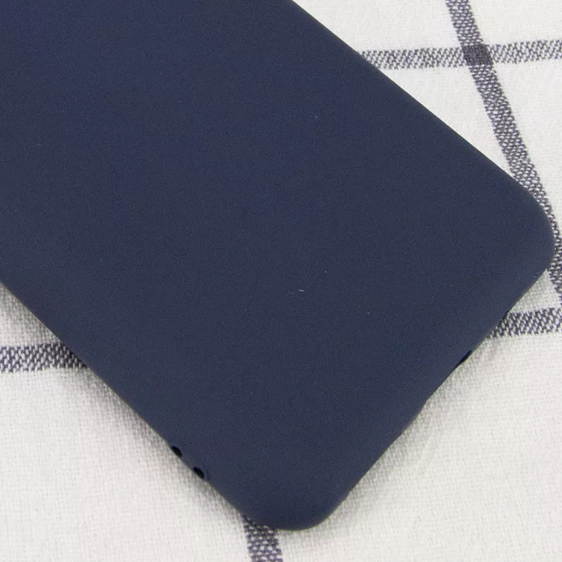 Чехол Silicone Cover My Color Full Camera (A) для Samsung Galaxy A03s, Синий / Midnight blue