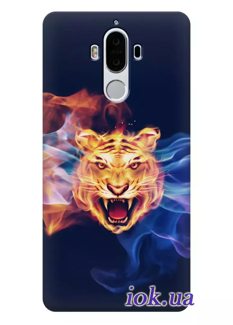 Чехол для Huawei Mate 9 - Тигр в огне