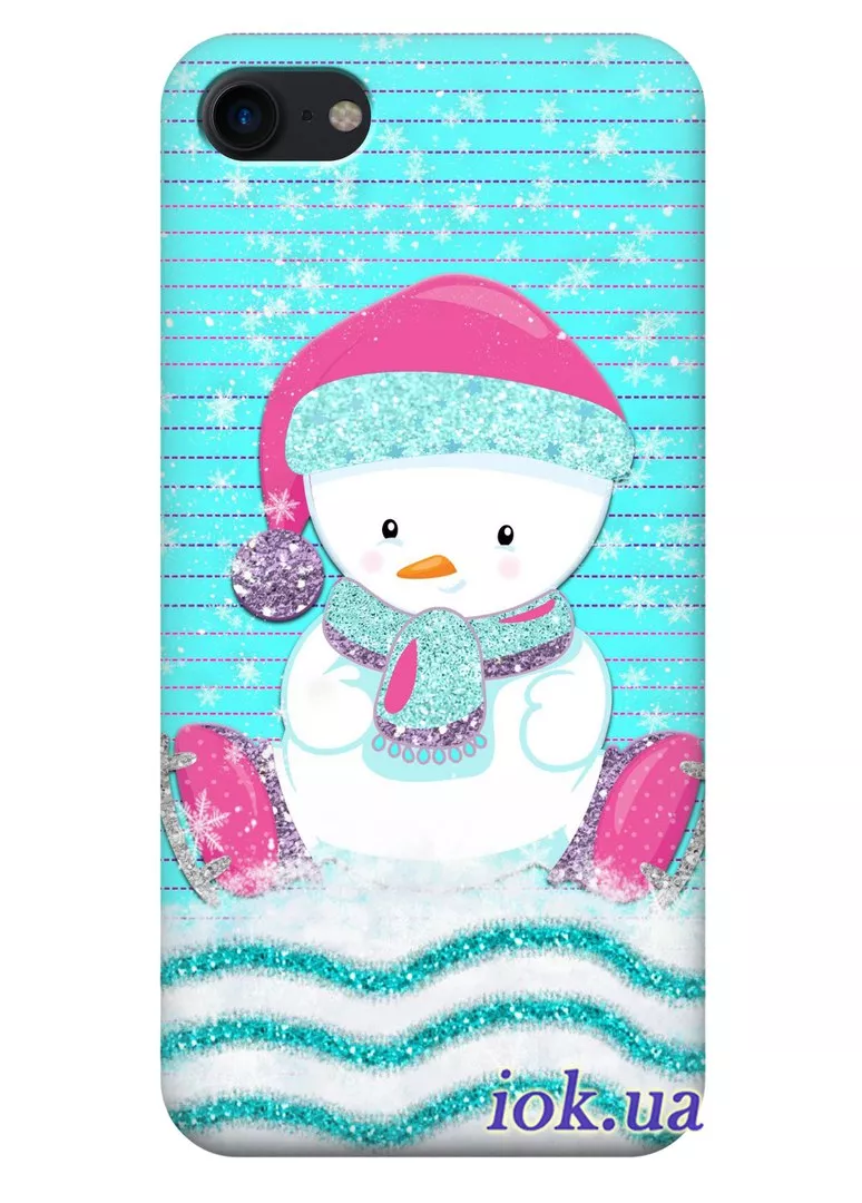 Чехол для iPhone 7 - Снеговичёк